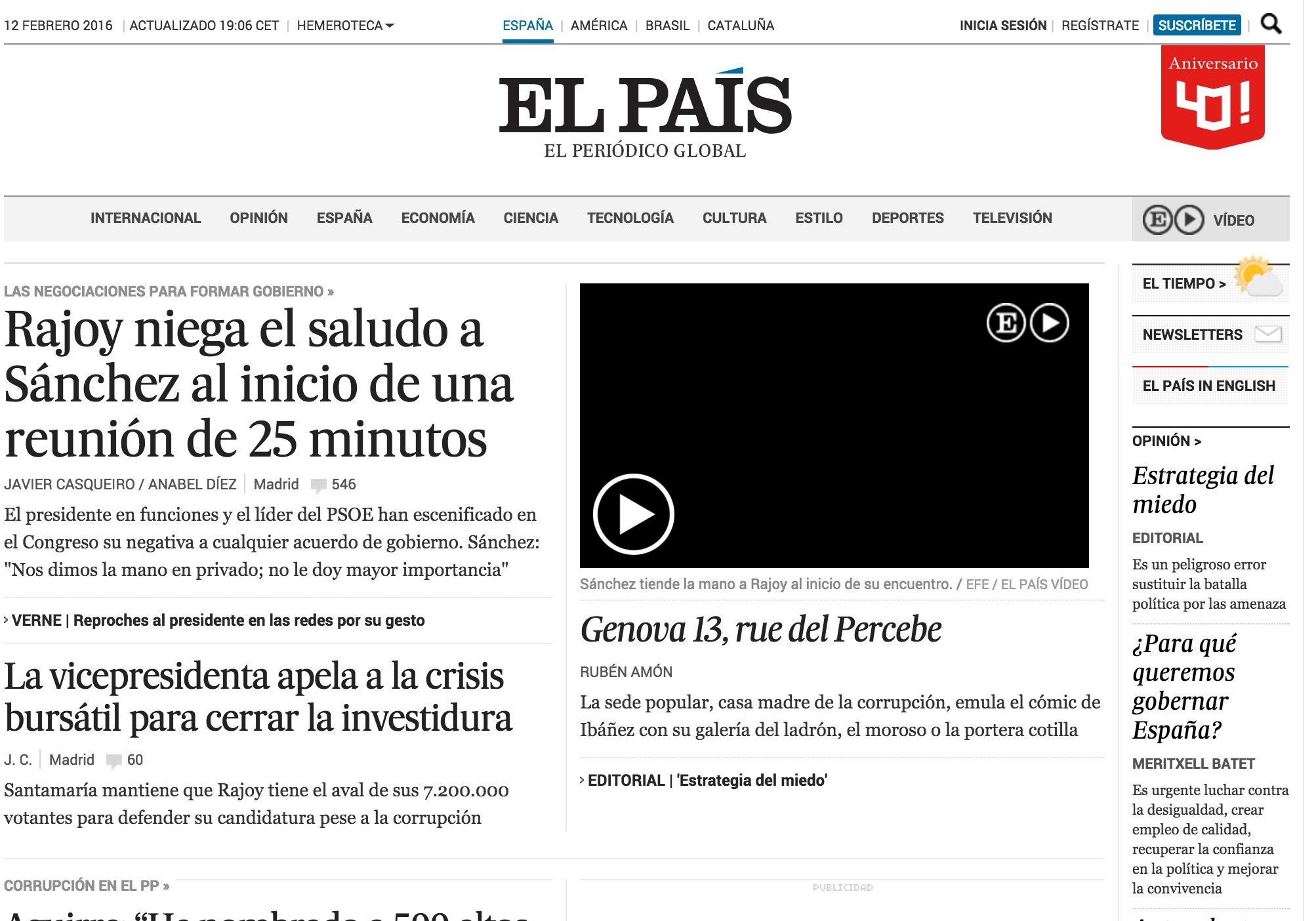 スペイン語ニュース